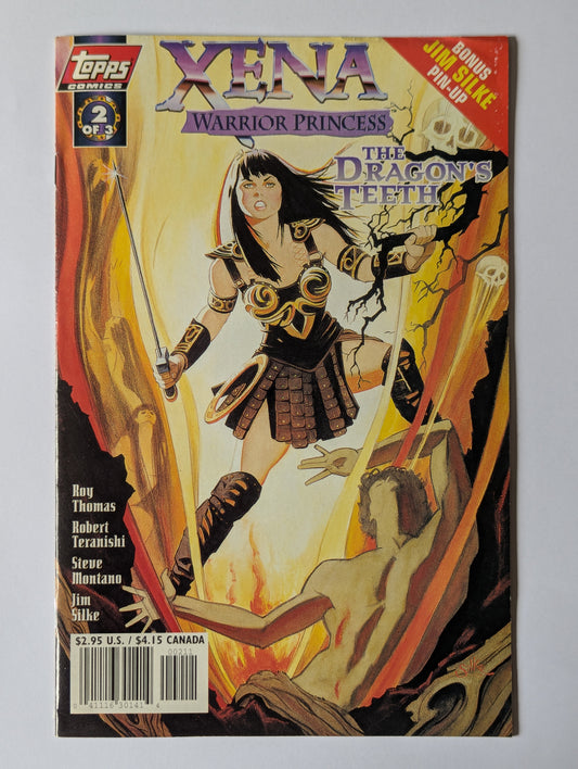 Xena Warrior Princess The Dragon's Teeth #2 Topps Comic Book