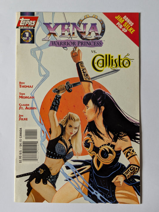 Xena Warrior Princess vs Callisto #1 Topps Comic Book