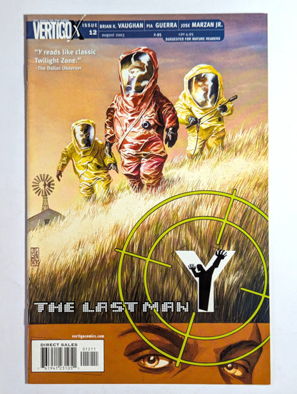 Y The Last Man #12 DC Vertigo Comic Book