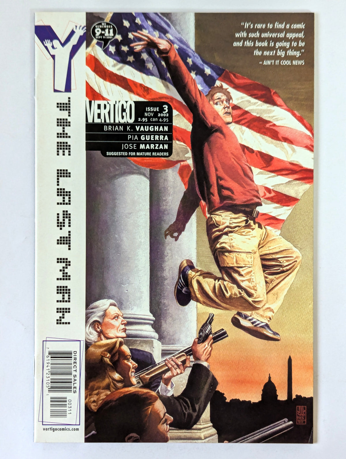 Y The Last Man #3 DC Vertigo Comic Book