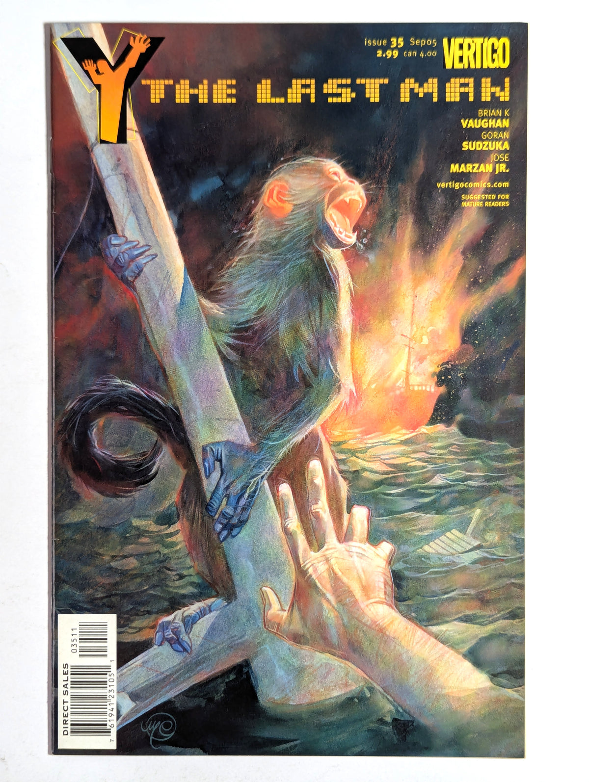 Y The Last Man #35 DC Vertigo Comic Book