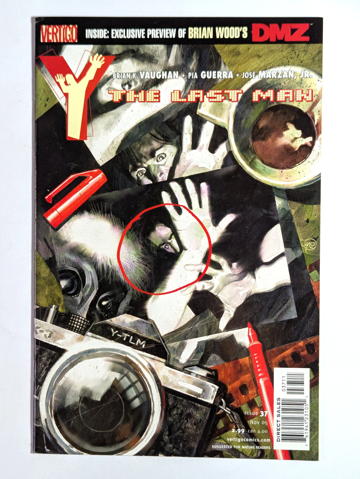 Y The Last Man #37 DC Vertigo Comic Book