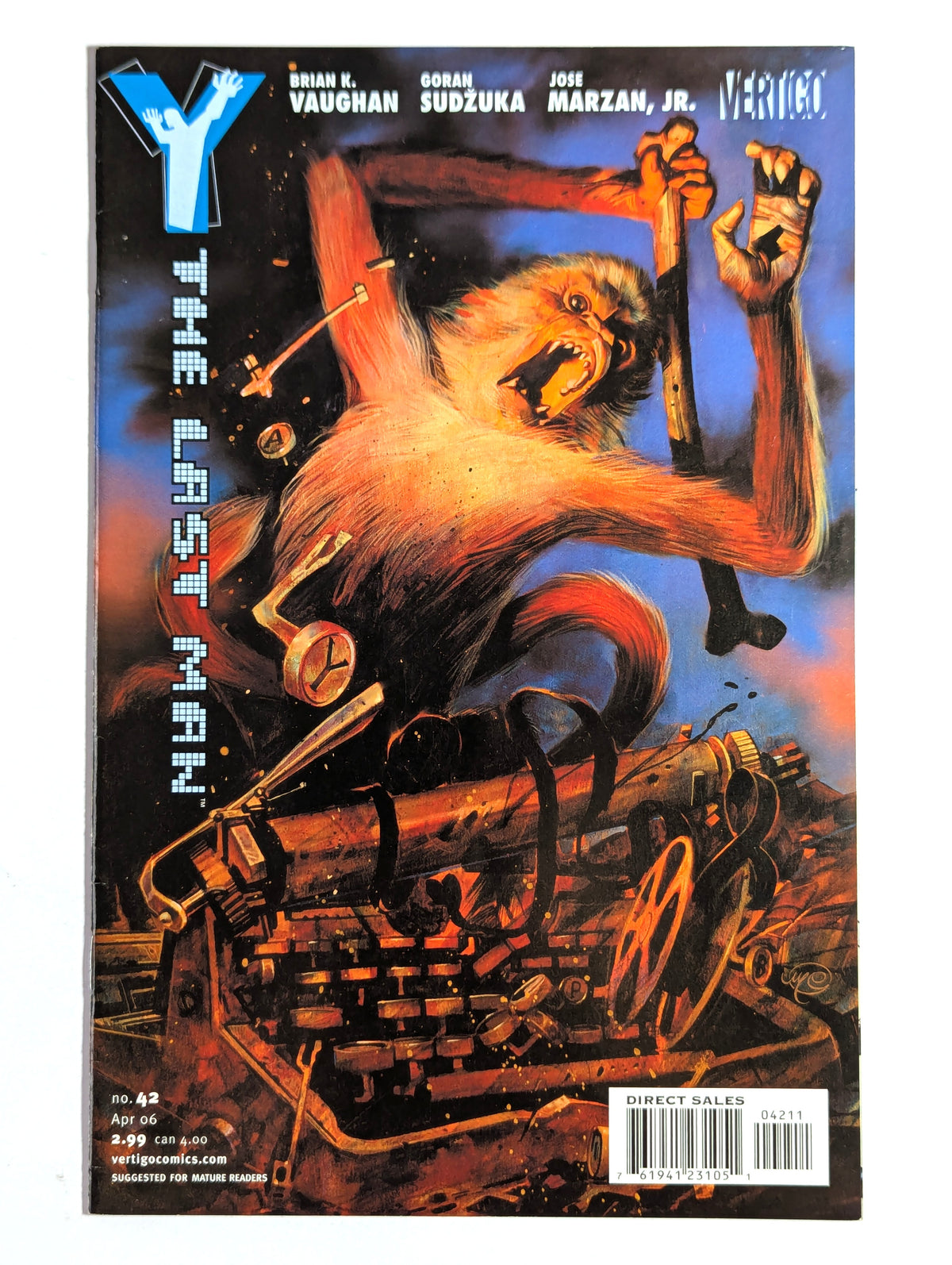 Y The Last Man #42 DC Vertigo Comic Book