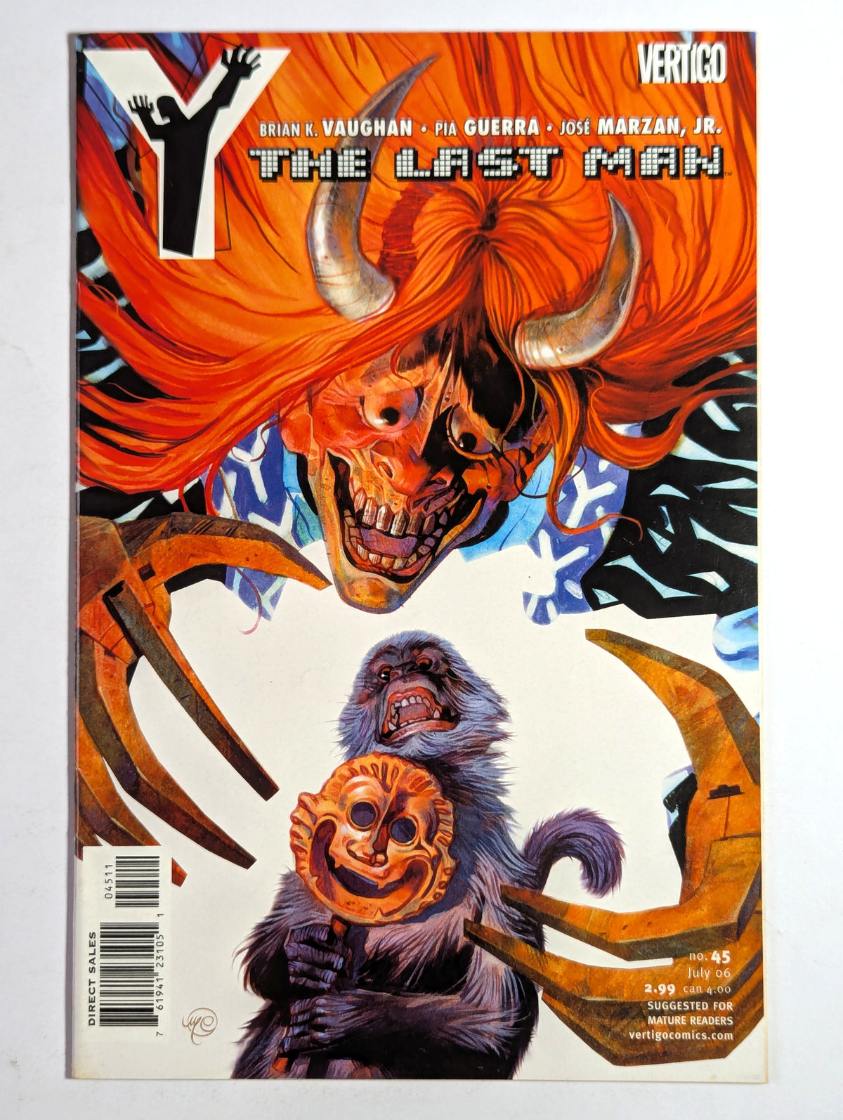 Y The Last Man #45 DC Vertigo Comic Book