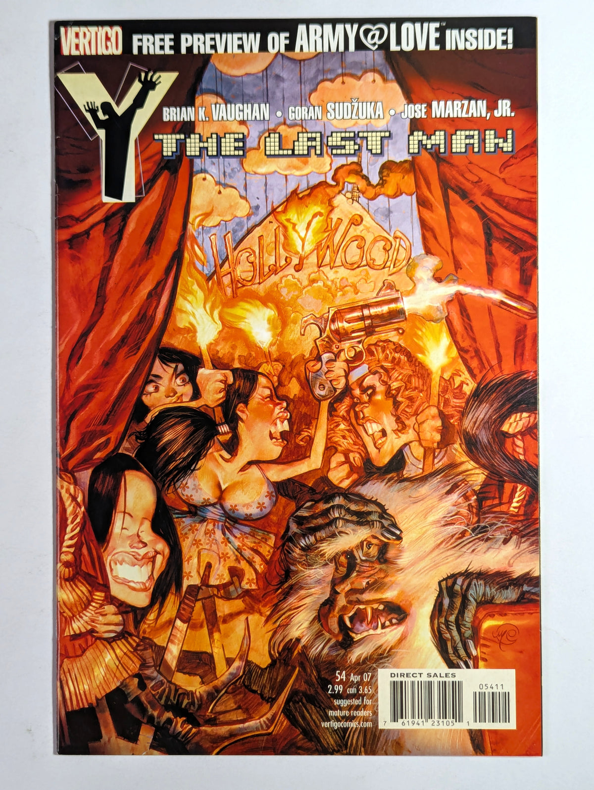 Y The Last Man #54 DC Vertigo Comic Book