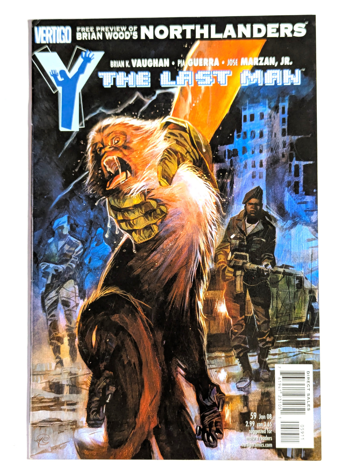 Y The Last Man #59 DC Vertigo Comic Book