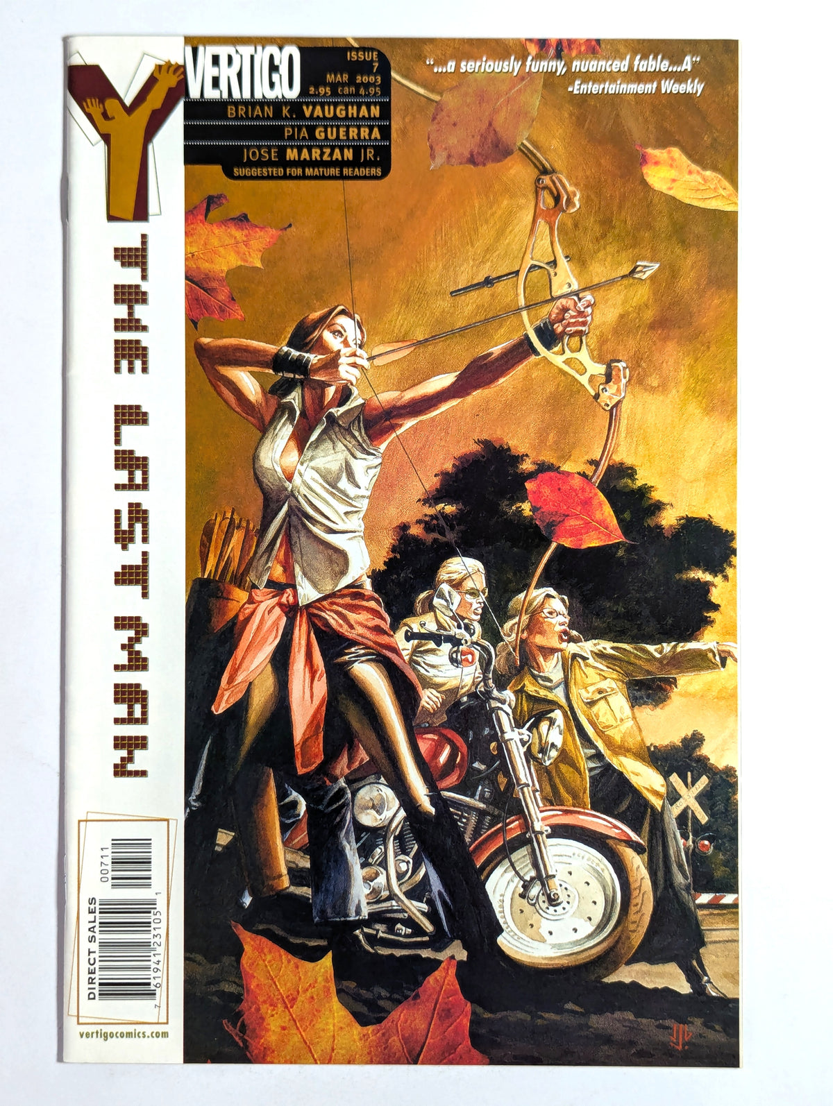 Y The Last Man #7 DC Vertigo Comic Book