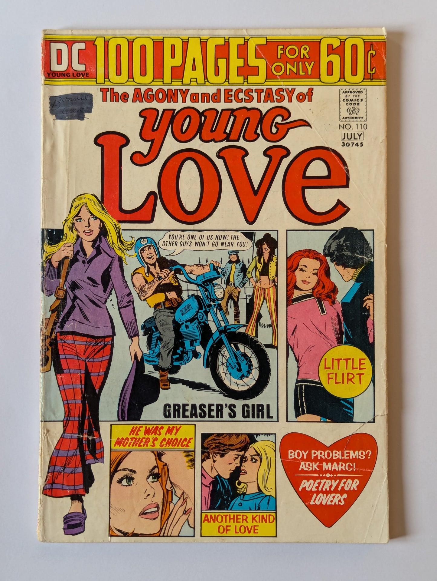 Young Love #110 DC Comic Book