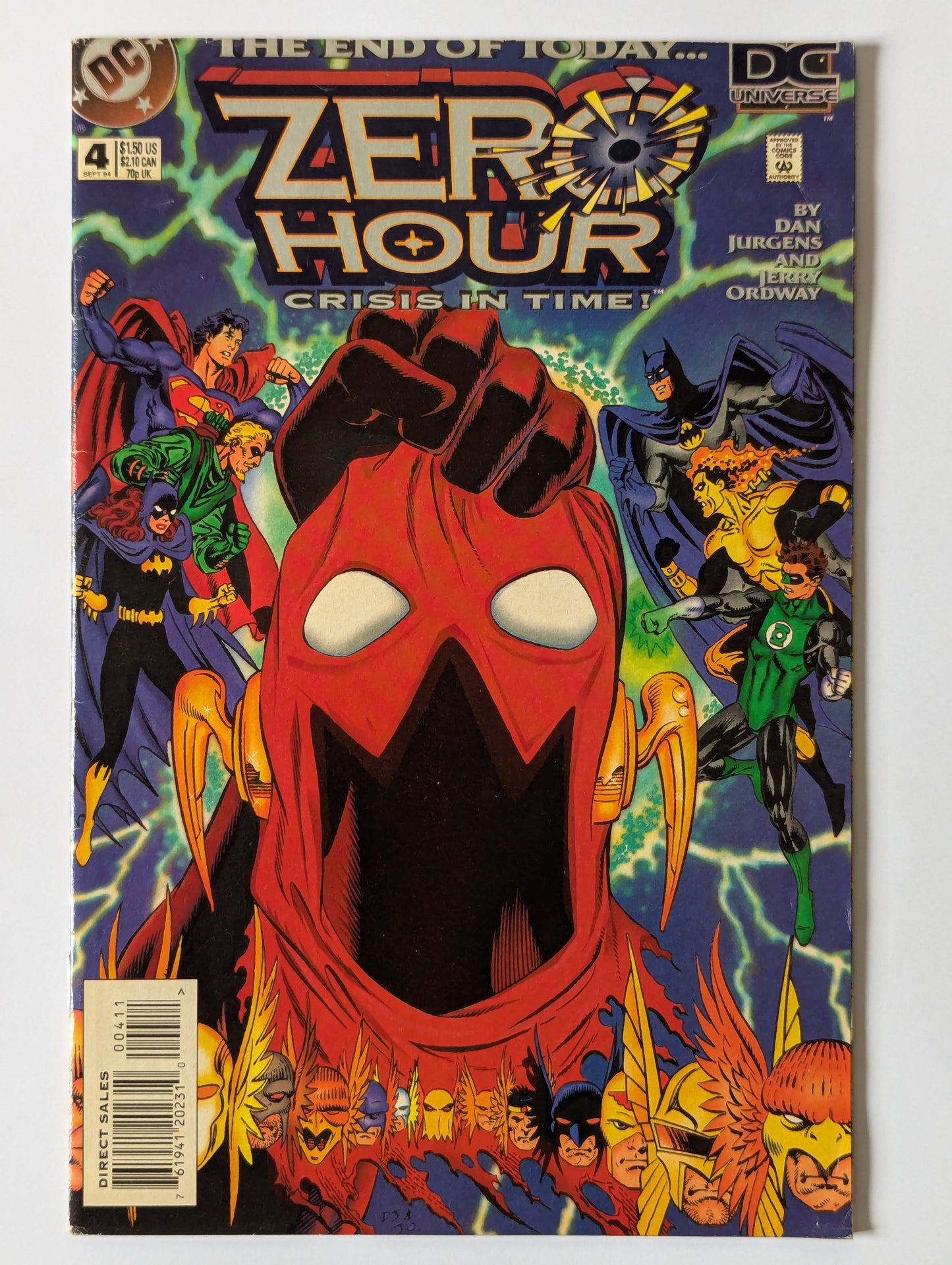 Zero Hour Crisis in Time #4 DC Comic Book